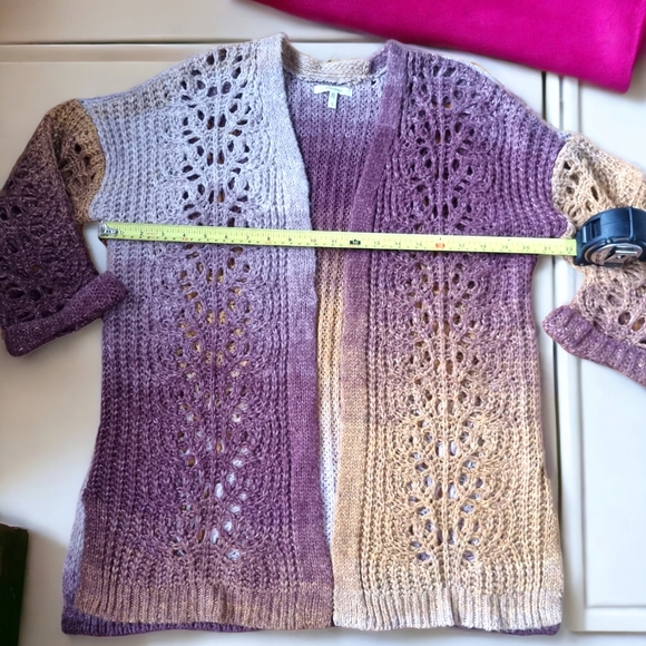 3/$40 Sale! Maurices Ombre Open Front Soft Cardigan - Picture 9 of 9